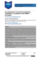 An assessment of economic policies in Zimbabwe in compliance with SMART principles