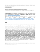 Home-Based urban commute and Non-Commute trip generation in Less-Studied Contexts: Evidence from Cairo, Istanbul, and Tehran