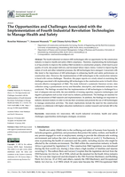 The Opportunities and Challenges Associated with the Implementation of Fourth Industrial Revolution Technologies to Manage Health and Safety