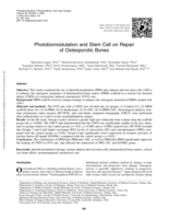 Photobiomodulation and Stem Cell on Repair of Osteoporotic Bones