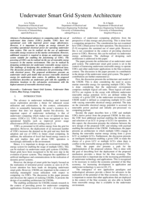 Underwater Smart Grid System Architecture