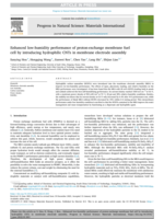 Enhanced low-humidity performance of proton-exchange membrane fuel cell by introducing hydrophilic CNTs in membrane electrode assembly