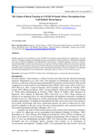 The Impacts of COVID-19 on Urban Tourism Destinations: The South African Experience
