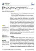 The Use of the Exploratory Sequential Approach in Mixed-Method Research: A Case of Contextual Top Leadership Interventions in Construction H&S