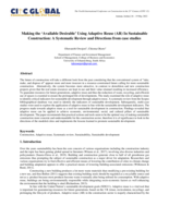 Making the 'Available Desirable' Using Adaptive Reuse (AR) In Sustainable Construction: A Systematic Review and Directions from case studies