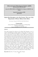 Batho Pele Principles in the 21st Century: The case of the Department of Home Affairs, South Africa