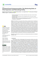 Sustained Social Entrepreneurship: The Moderating Roles of Prior Experience and Networking Ability