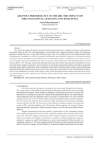 Adaptive performance in the 4IR: the impacts of organizational learning and resilience