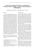 Access Convergence for Heavy Load Markov Ethernet Bursty Traffic Using Two-level Statistical Multiplexing