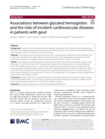 Associations between glycated hemoglobin and the risks of incident cardiovascular diseases in patients with gout