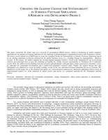 Creating the Leading Change for Sustainability in Schools (Vietnam) Simulation: A Research and Development Project
