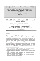 ICT and Technical Inefficiency in SADC: A Stochastic Frontier Analysis
