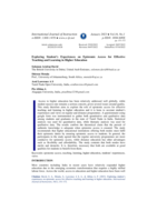 Exploring Student’s Experiences on Epistemic Access for Effective Teaching and Learning in Higher Education