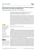 Forecasting the Economic Growth Impacts of Climate Change in South Africa in the 2030 and 2050 Horizons