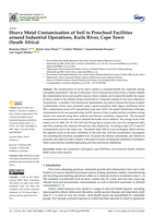 Heavy Metal Contamination of Soil in Preschool Facilities around Industrial Operations, Kuils River, Cape Town (South Africa)