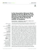 Is the Association Between Early Childhood Screen Media Use and Effortful Control Bidirectional? A Prospective Study During the COVID-19 Pandemic