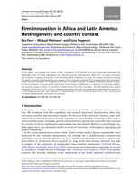 Firm innovation in Africa and Latin America: Heterogeneity and country context