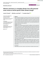 Winners and losers in a changing climate: how will protected areas conserve red list species under climate change?