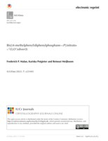 Bis 4-methylphenyl diphenylphosphane  silver