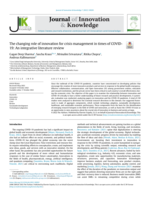 The changing role of innovation for crisis management in times of COVID-19: An integrative literature review