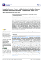 Interplay between Finance and Institutions in the Development Process of the Industrial Sector: Evidence from South Africa