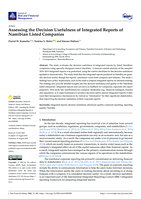 Assessing the Decision Usefulness of Integrated Reports of Namibian Listed Companies