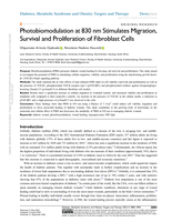 Photobiomodulation at 830 nm Stimulates Migration, Survival and Proliferation of Fibroblast Cells