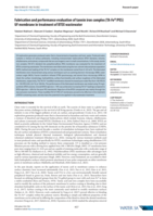 Fabrication and performance evaluation of tannin iron complex (TA-FeIII/PES) UF membrane in treatment of BTEX wastewater