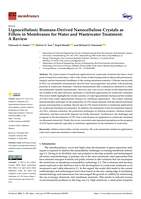 Lignocellulosic Biomass-Derived Nanocellulose Crystals as Fillers in Membranes for Water and Wastewater Treatment: A Review