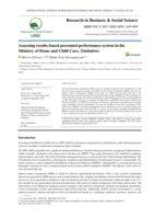 Assessing results-based personnel performance system in the Ministry of Mome and Child Care, Zimbabwe
