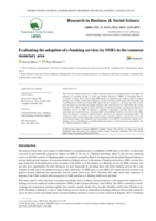 Evaluating the adoption of e-banking services by SMEs in the common monetary area