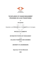 The influence of change management processes on cloud transitioning