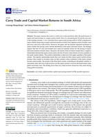 Carry Trade and Capital Market Returns in South Africa