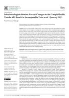 Infodemiologists Beware: Recent Changes to the Google Health Trends API Result in Incomparable Data as of 1 January 2022