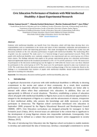 Civic Education Performance of Students with Mild Intellectual Disability: A Quasi-Experimental Research