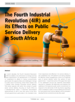 The Fourth Industrial Revolution (4IR) and its Effects on Public Service Delivery in South Africa