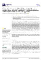Imidazolium-Quaternized Poly(2,6-Dimethyl-1,4-Phenylene Oxide)/Zeolitic Imidazole framework-8 composite membrane as polymer electrolyte for fuel-cell application