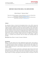 Rhyme in selected Lifela tsa Sione hyms