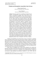 Tribalism and ethnophobia among black South Africans