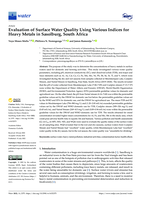 Evaluation of surface water quality using various indices for heavy metals in Sasolburg, South Africa