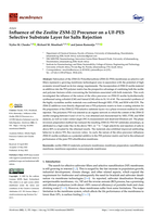 Influence of the Zeolite ZSM-22 precursor on a UF-PES selective substrate layer for salts rejection