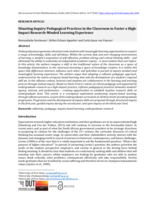 Situating inquiry pedagogical practices in the classroom to foster a high-impact research-minded learning experience
