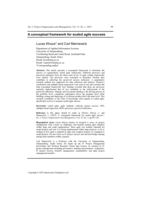 A conceptual framework for scaled agile success