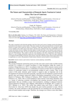 The nature and characteristics of domestic sports tourism in Central Africa: The case of Cameroon