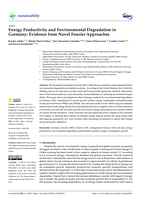 Energy productivity and environmental degradation in Germany: Evidence from novel fourier approaches