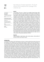 New features of media imperialism: The South African online media and the coverage of the Ukrainian war