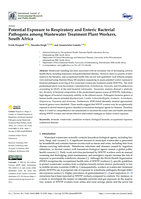 Potential exposure to respiratory and enteric bacterial pathogens among wastewater treatment plant workers, South Africa