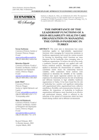 The importance of the leadership functions of a high-reliability health care organization in managing the covid-19 pandemic in Turkey