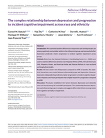 The complex relationship between depression and progression to incident cognitive impairment across race and ethnicity