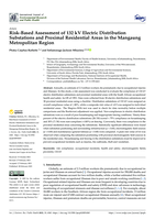 Risk-based assessment of 132 kV electric distribution substations and proximal residential areas in the Mangaung metropolitan region
